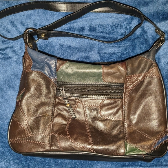 Vintage 90s patchwork woman's purse - Picture 1 of 12